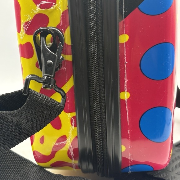 Heys Abstract Retro 90s Style Travel Carry-On Hard Shell make up Case - Picture 7 of 16